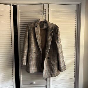Madewell Blazer Plaid